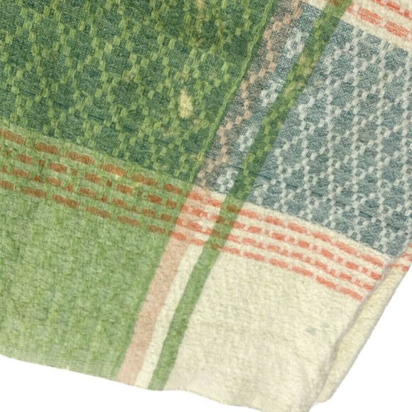 Vintage Antique Guatamalen Woven Blanket Quilt htf - Picture 6 of 7